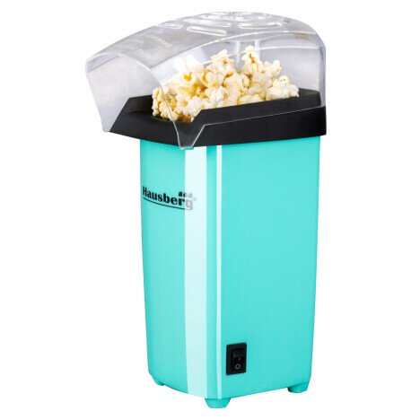 Aparat Pentru Popcorn, Hausberg HB-910T 1200 w, jet aer cald, premium, Turcoaz